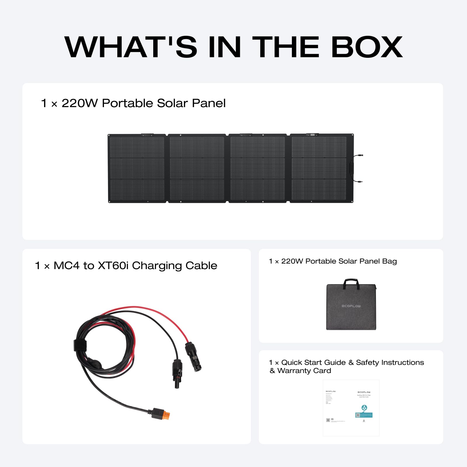 220 Watt Portable Solar Panel