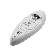 Automatic Electric Can Opener with One Touch Operation, Battery Powered Can Opener with Manual Bottle Opener, Smooth Edge Safe Cut Design